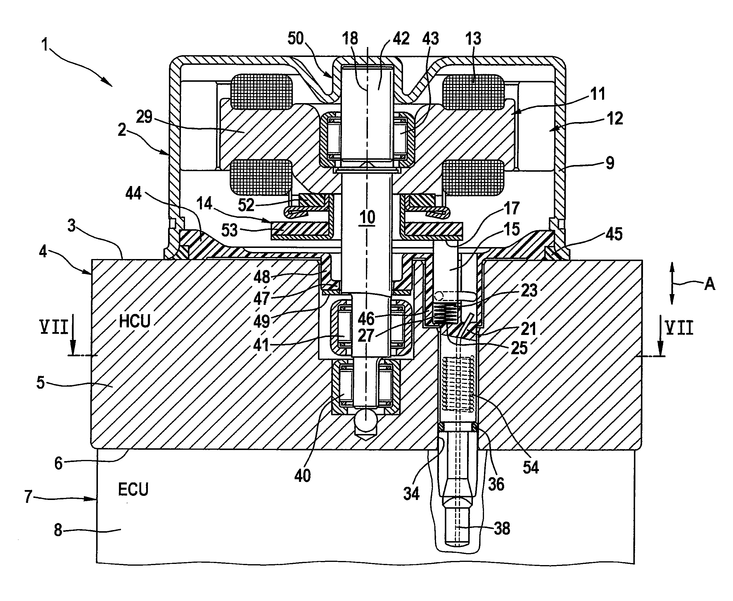 Electrohydraulic Aggregate with a Compact Construction
