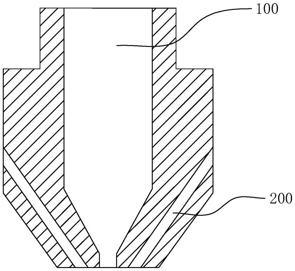 Double-gas automatic adjustable atomizing nozzle