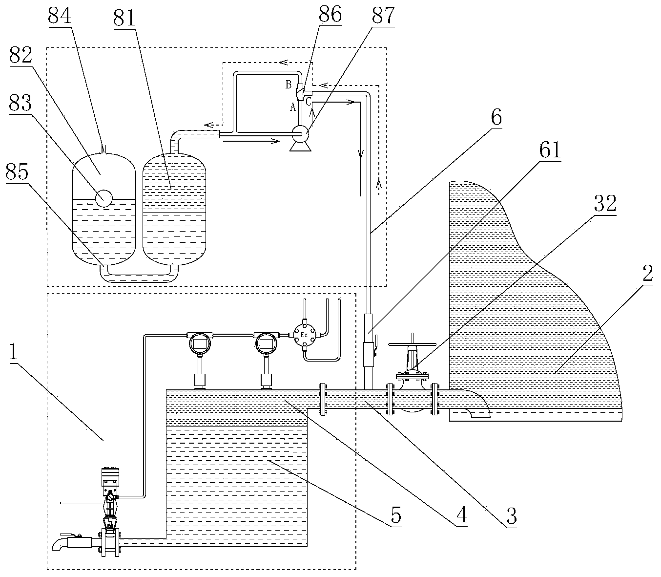 Respiration type automatic dehydration oil return system and method for siphoning type oil tank