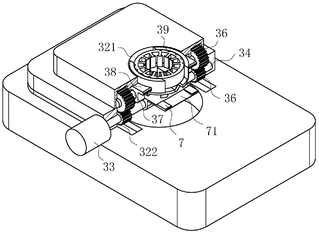 Motor iron core stamping tool