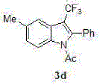Preparation method for 3-substituted trifluoromethyl indole