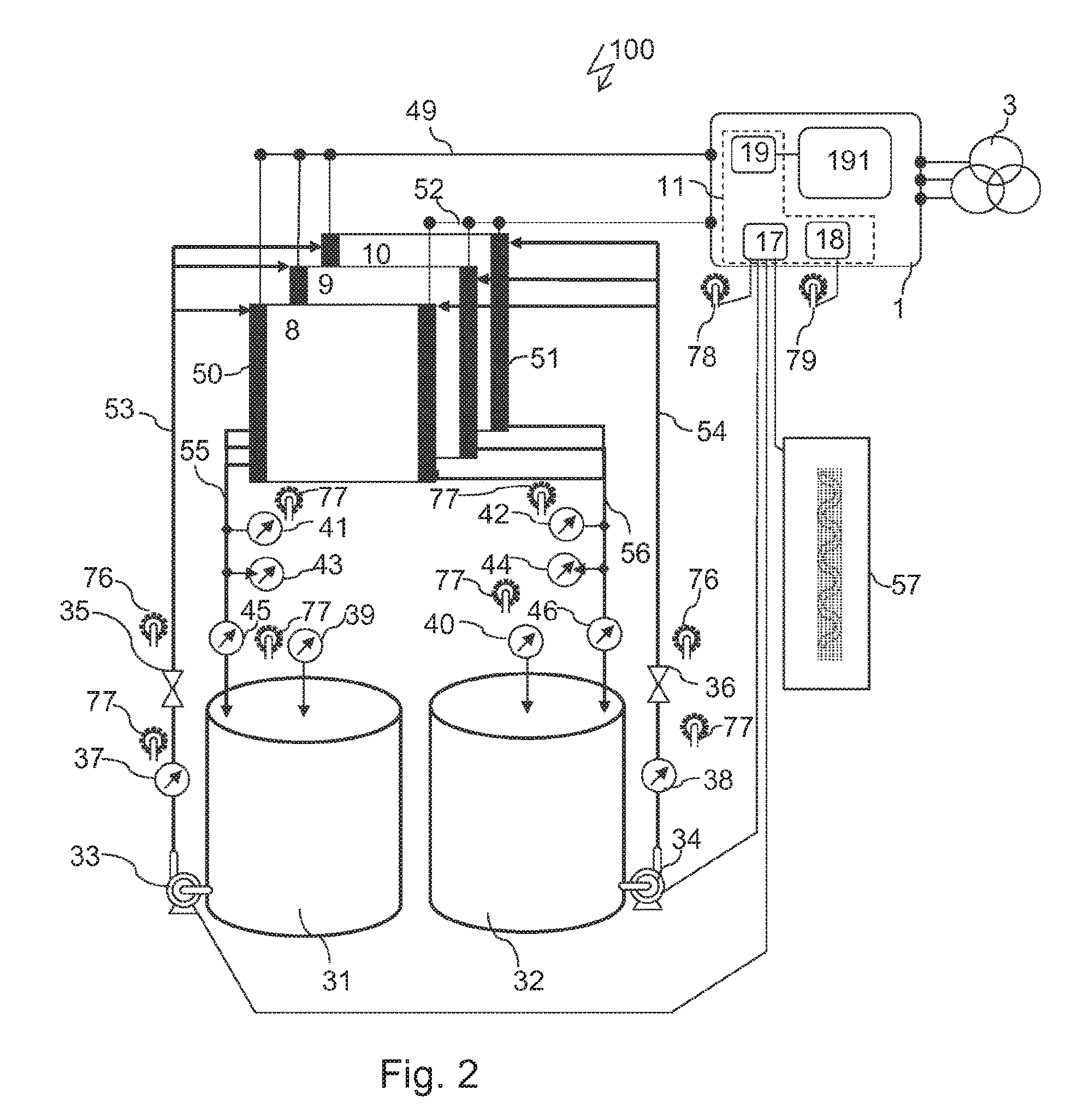 Electric Power Conversion Device and Method for Charging and Discharging Energy Storage Devices