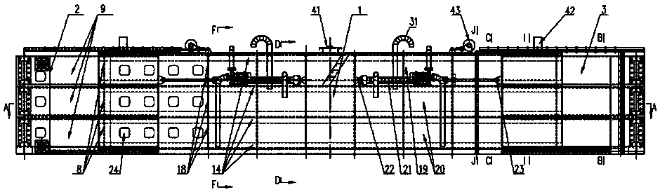 Orifice width adjustable floating body inspection steel gate