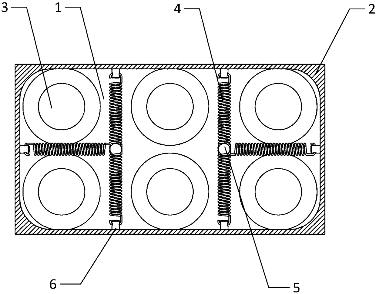 Self-return planar three-degree-of-freedom floating supporting mechanism