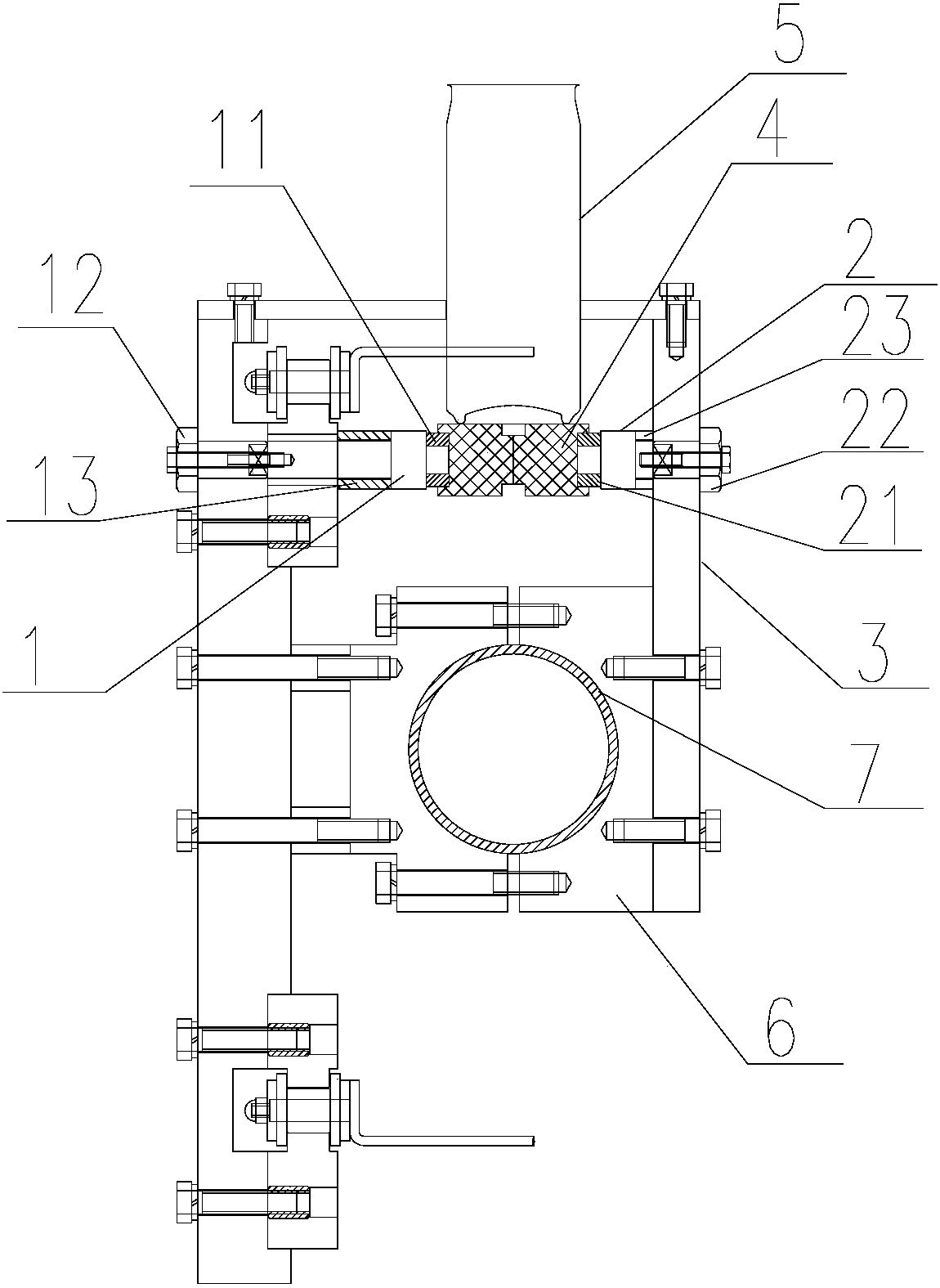 Can conveying adjusting mechanism