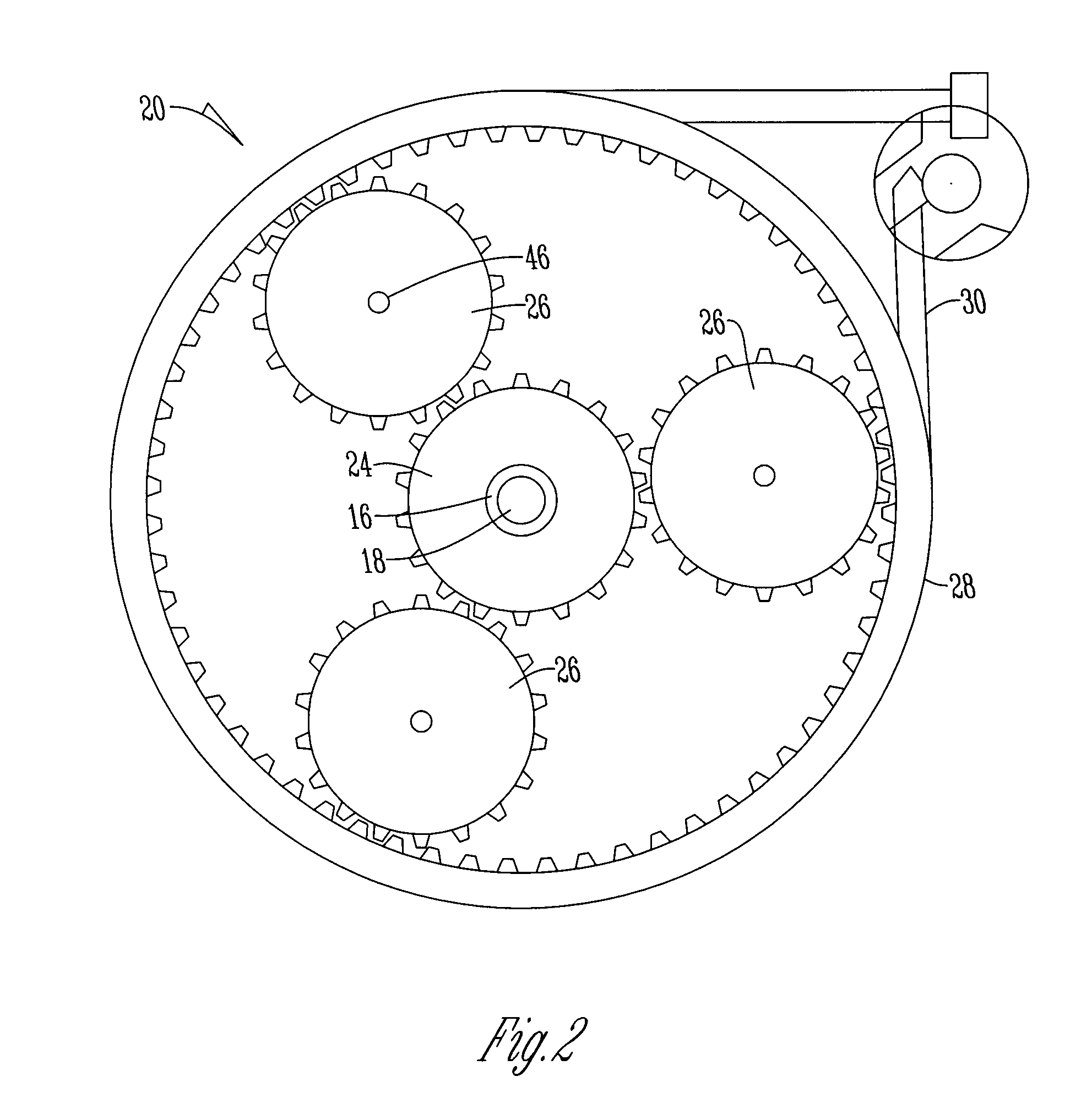 Planetary drive system