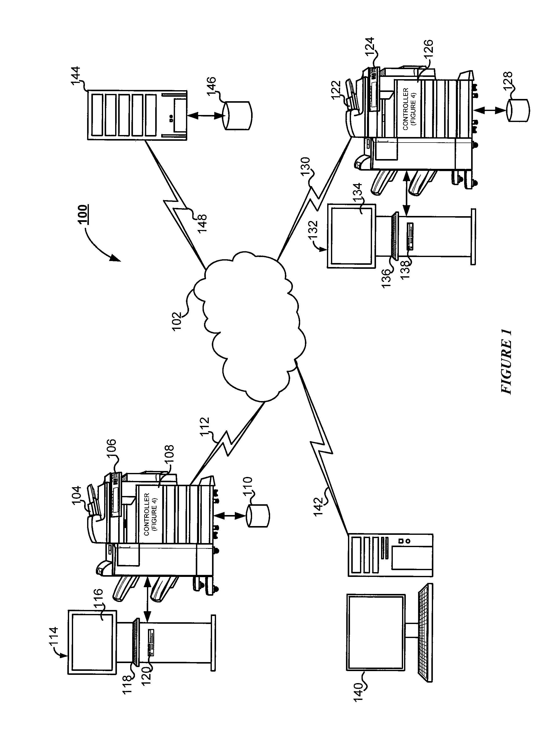 System and method for document processing having peer device discovery and job routing