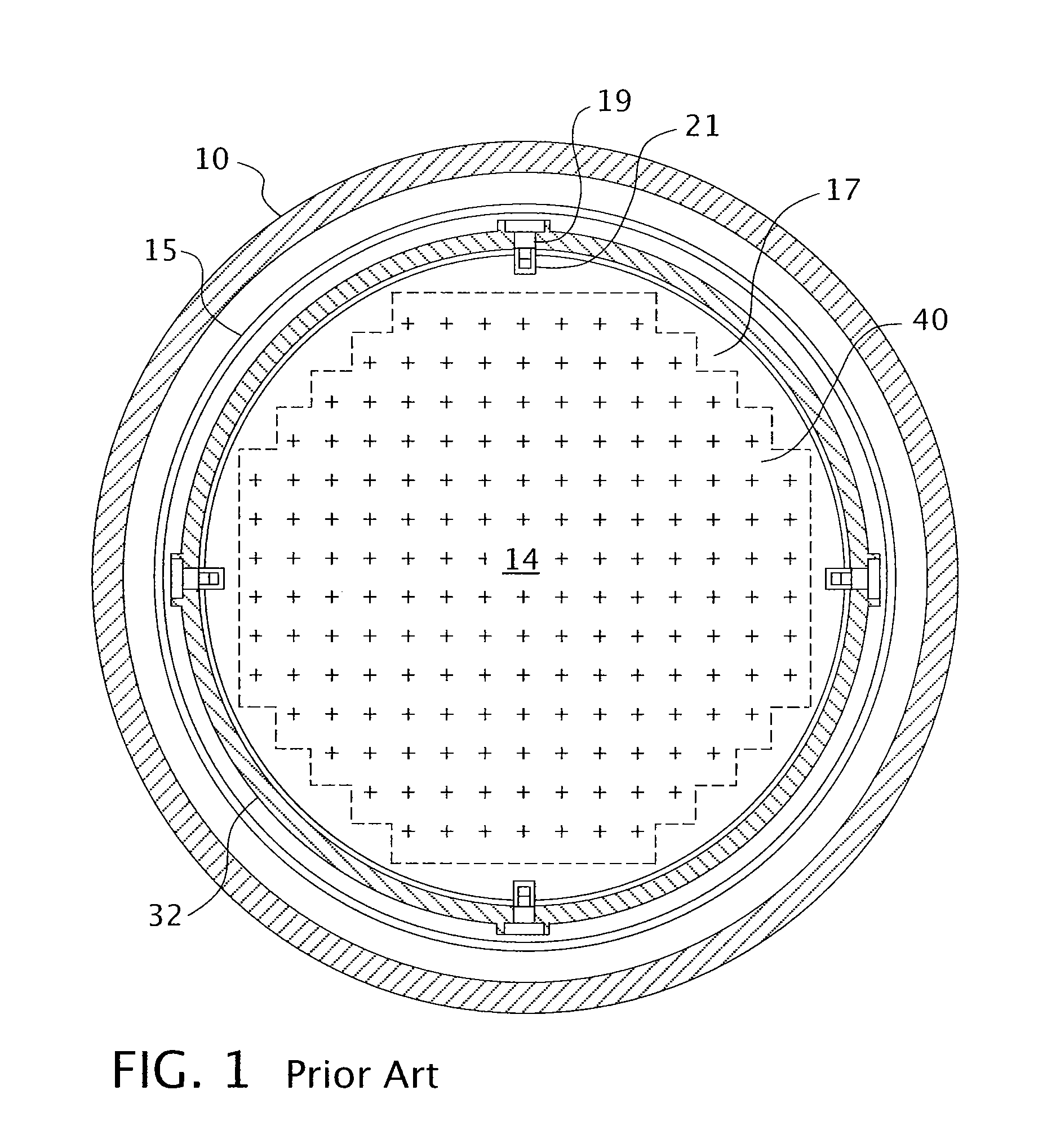 Nuclear reactor internals alignment configuration