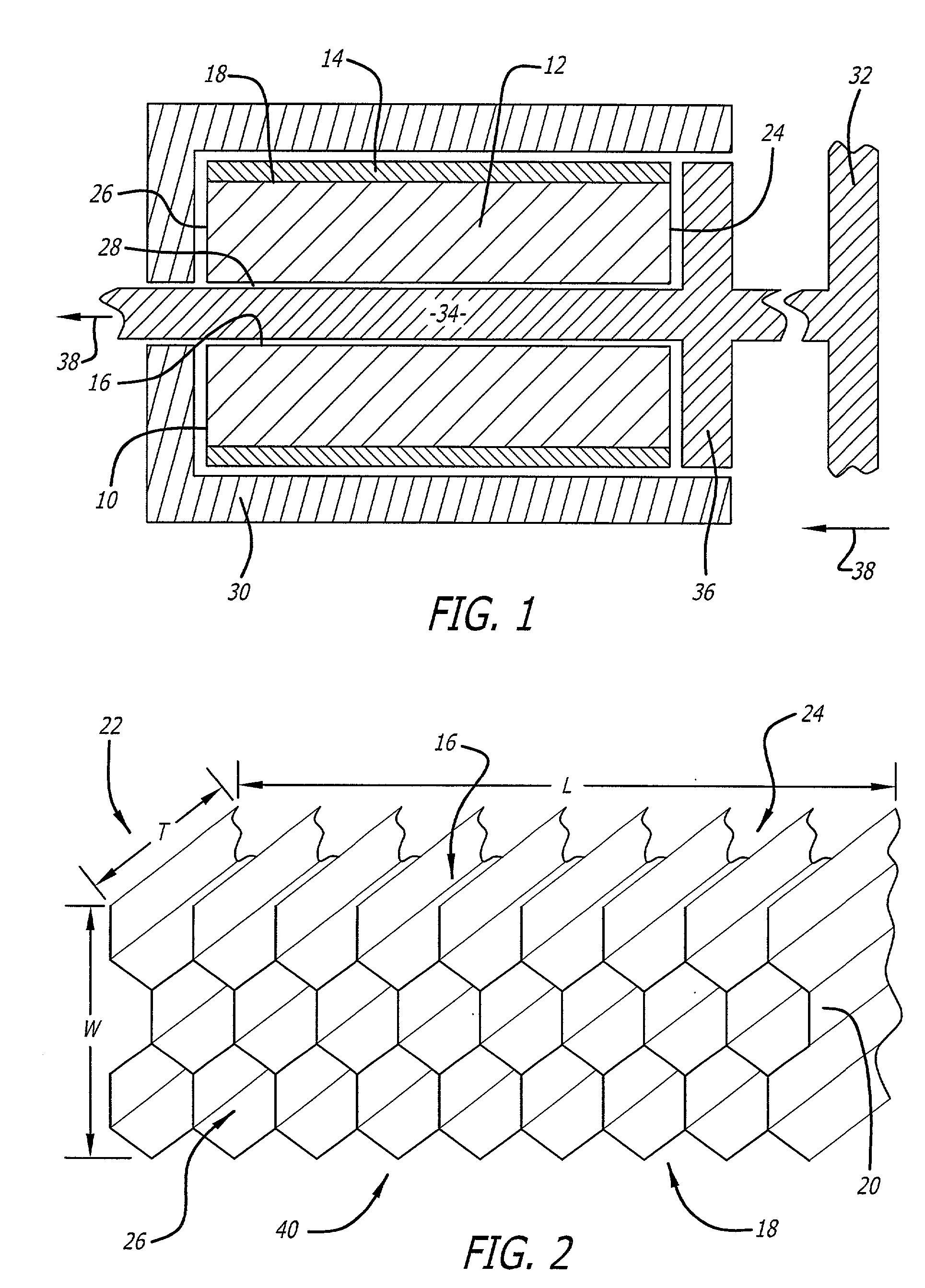 Tubular honeycomb articles for use in energy absorption