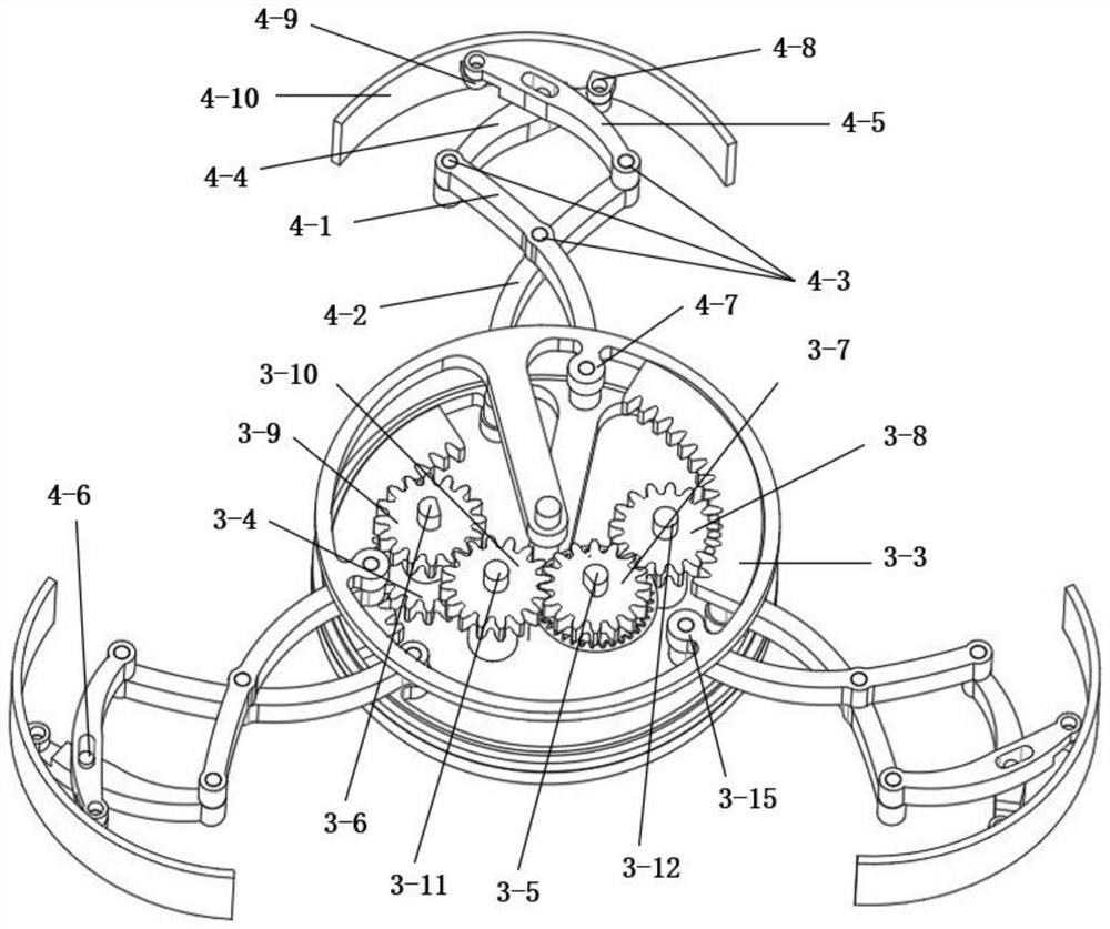 Surface contact type expanding and staying device for gastrointestinal tract micro-robot