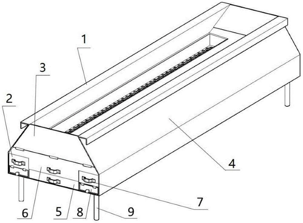 Environment-friendly healthy barbecue oven