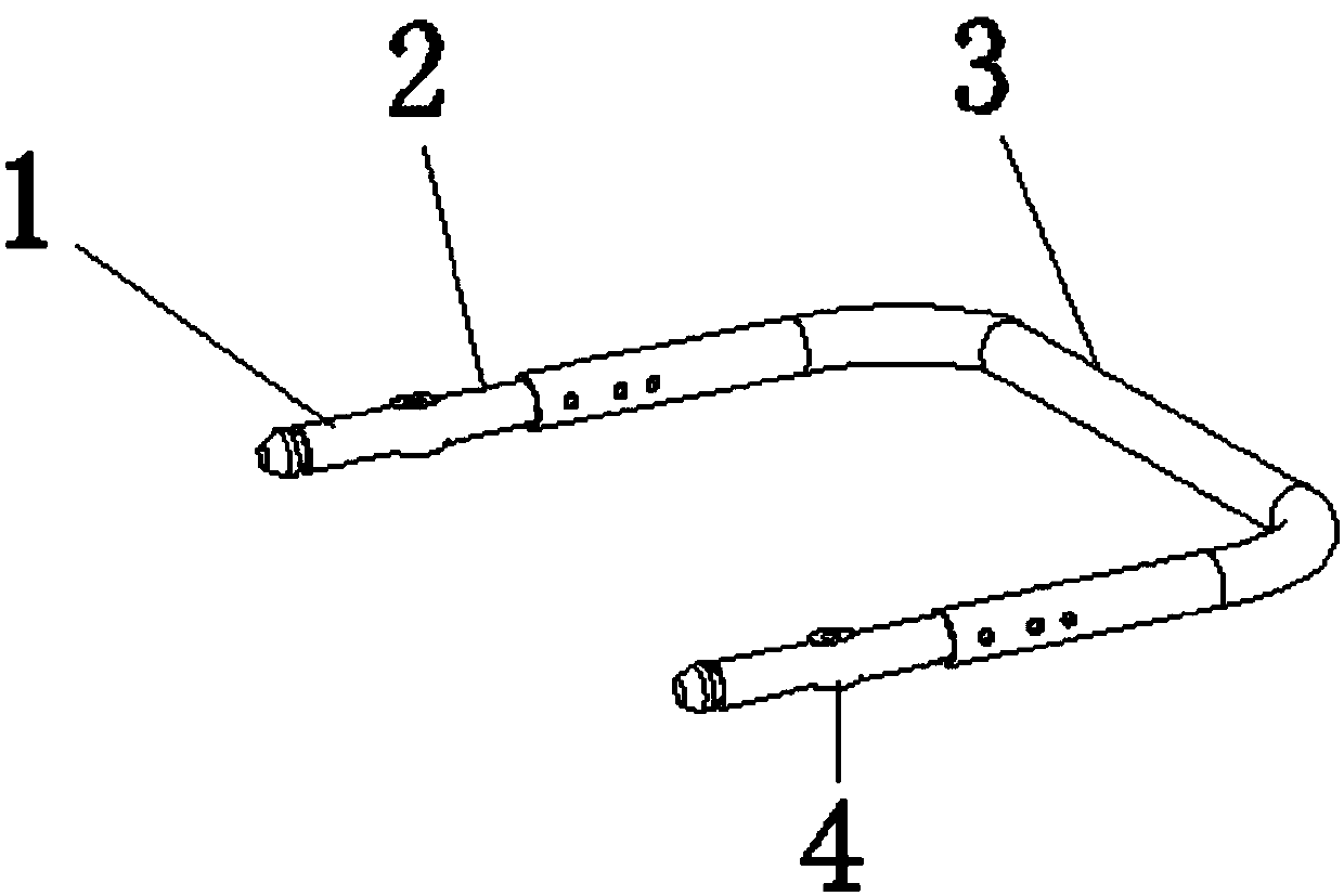 Multifunctional combined educational armrest for baby carriage