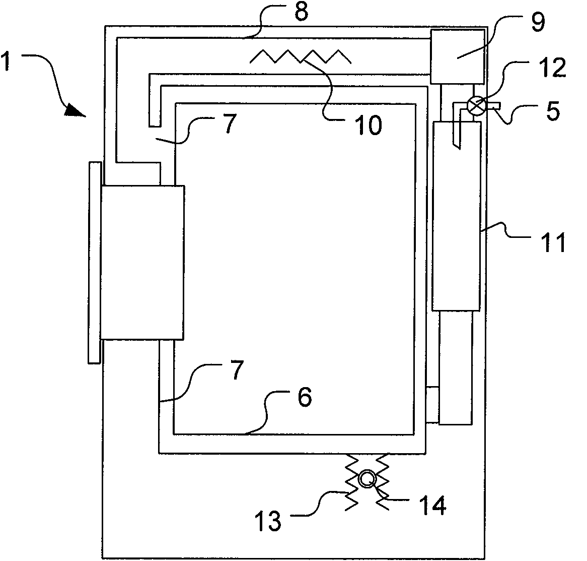 Clothes treatment equipment with drying function and control method thereof