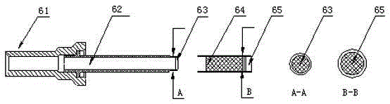 Capturing device and method for capturing smoke released from tobacco materials in a heated non-combustion state