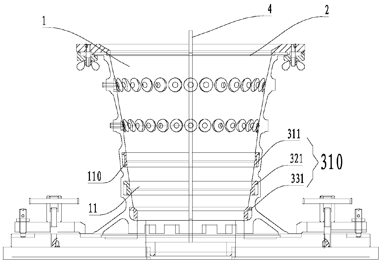 Method for spraying gas compressor case of turbo-shaft engine and protective clamp used in same