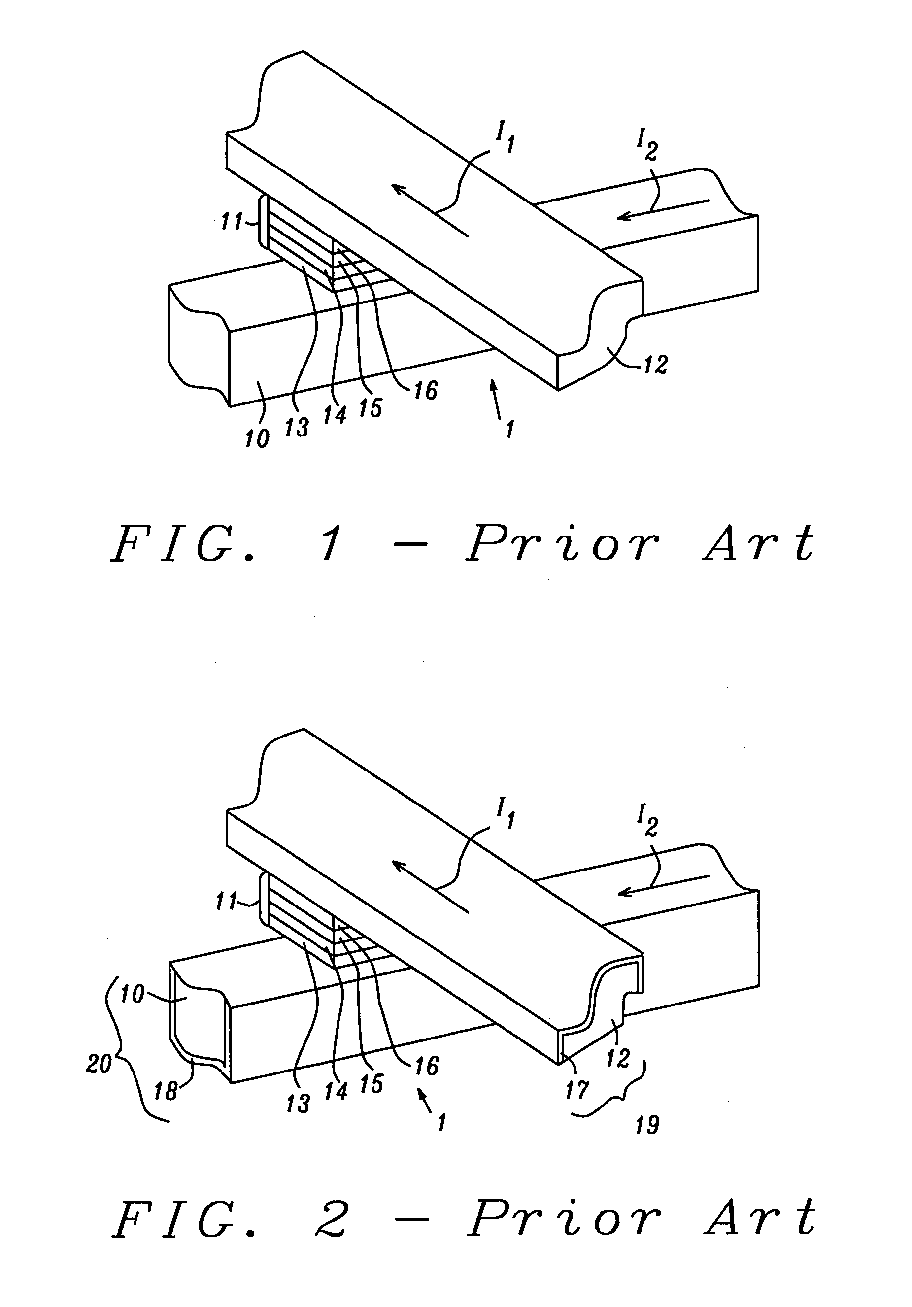 Design and fabrication methods of partial cladded write line to enhance write margin for magnetic random access memory