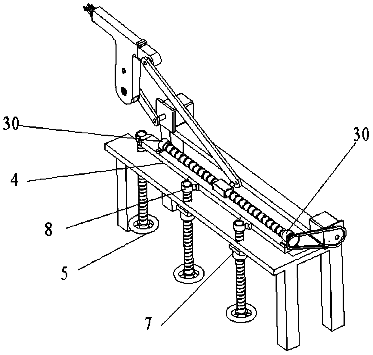 A Closed Chain Slider Crank Combination Flower Transplanting Mechanism