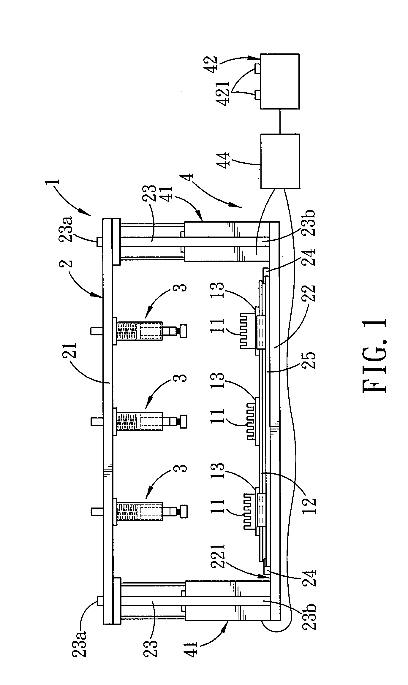 Pressing apparatus for pressing heat sinks on a circuit board and pressing tool thereof