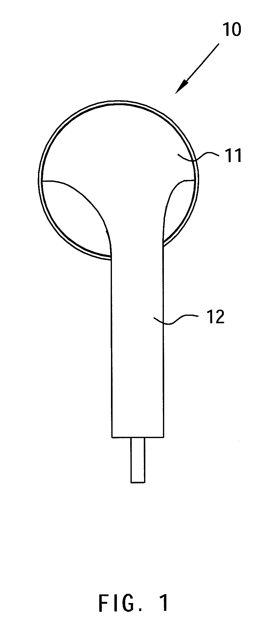 Earphone device with bass adjusting function