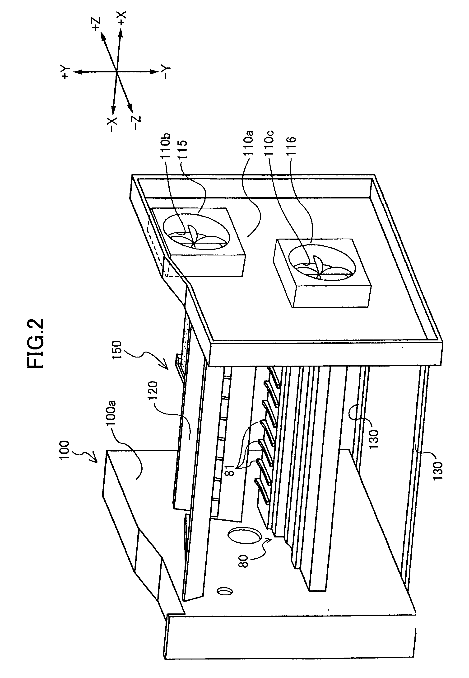 Exhaust system of image forming device
