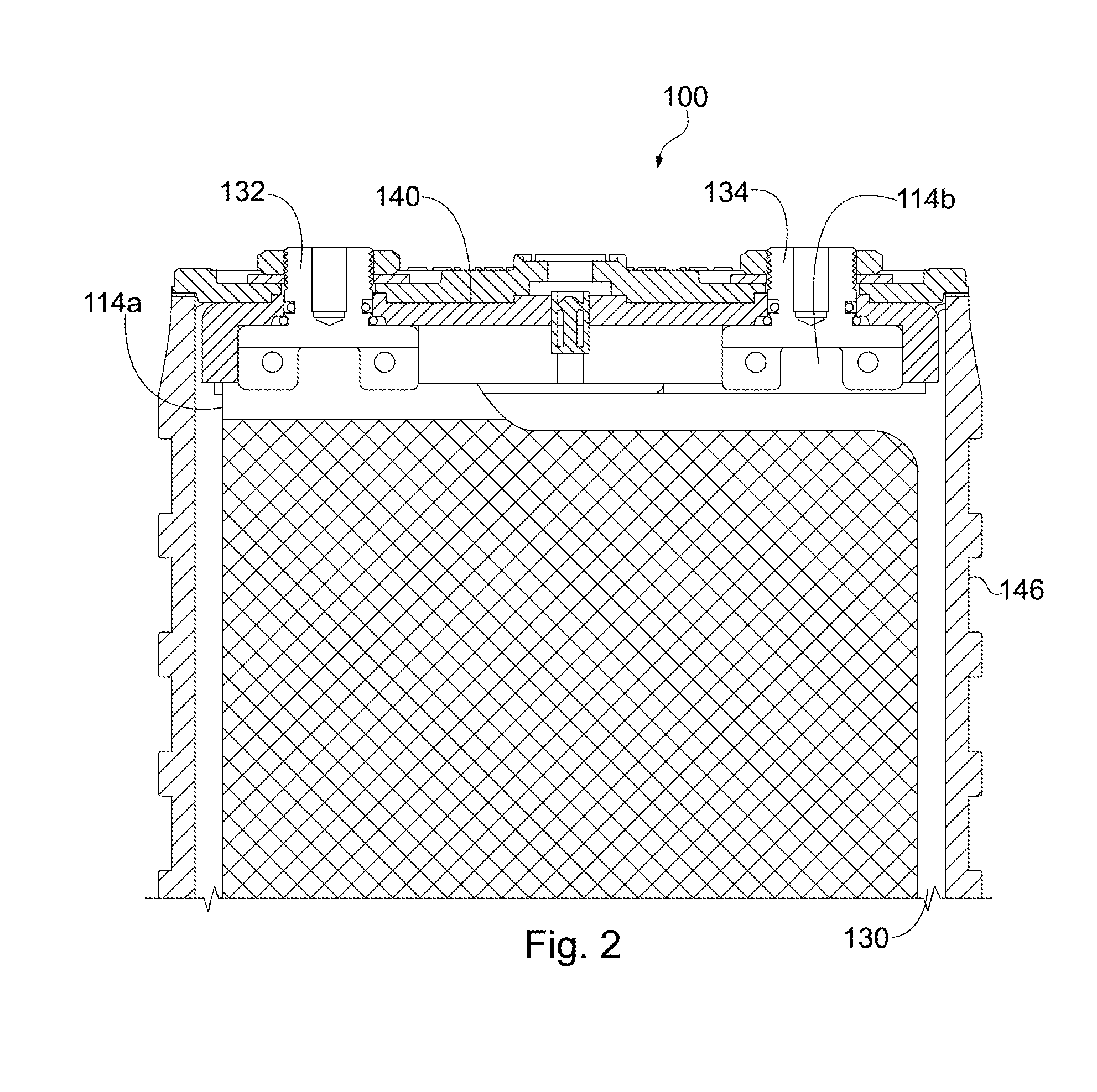 Large format ultracapacitors and method of assembly