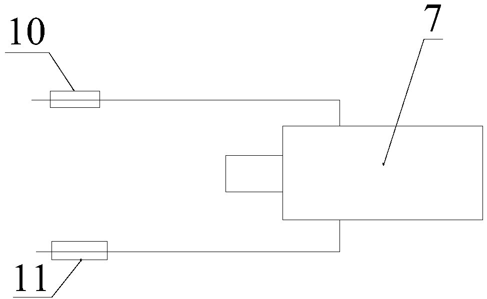 Blast furnace coal injection device capable of controlling oxygen content of medium-speed mill inlet and control method thereof