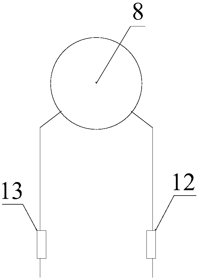 Blast furnace coal injection device capable of controlling oxygen content of medium-speed mill inlet and control method thereof