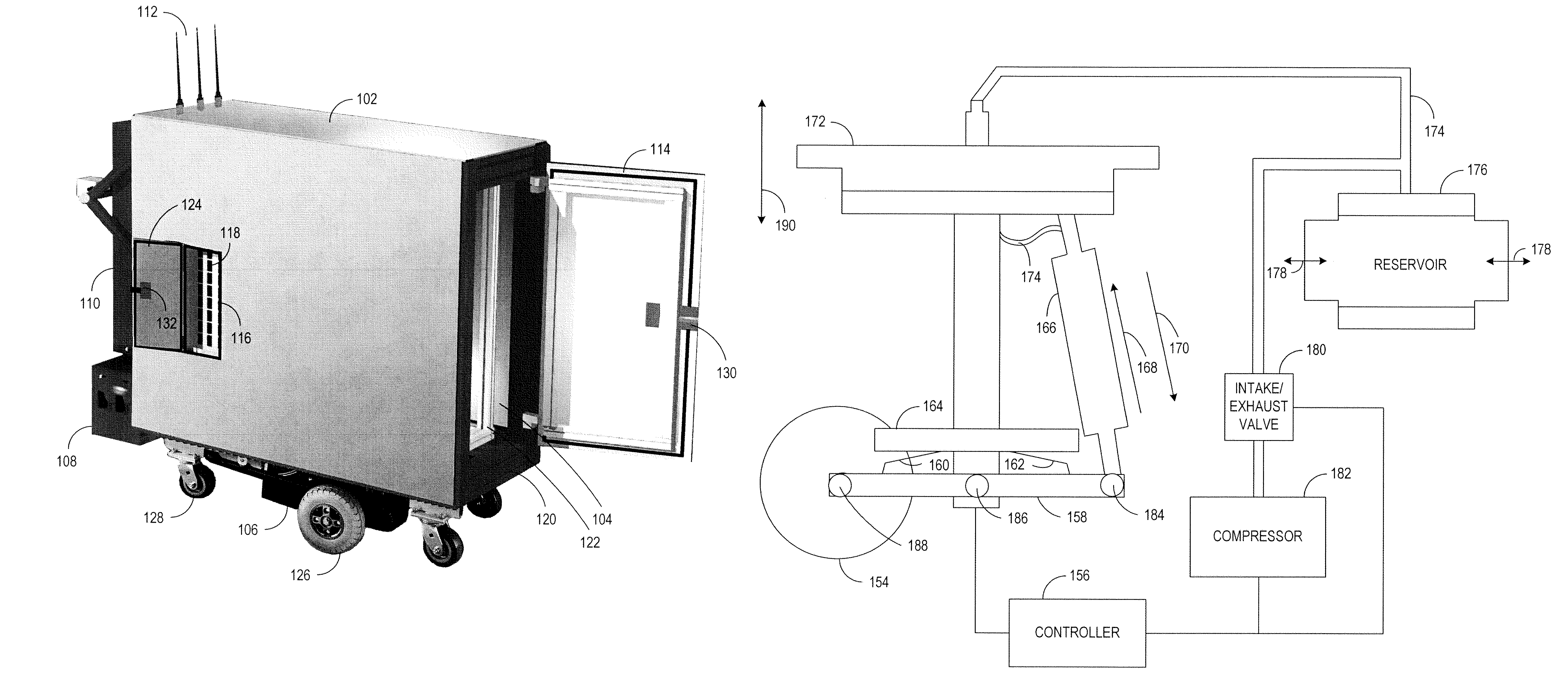 Method and apparatus for an electronic equipment rack