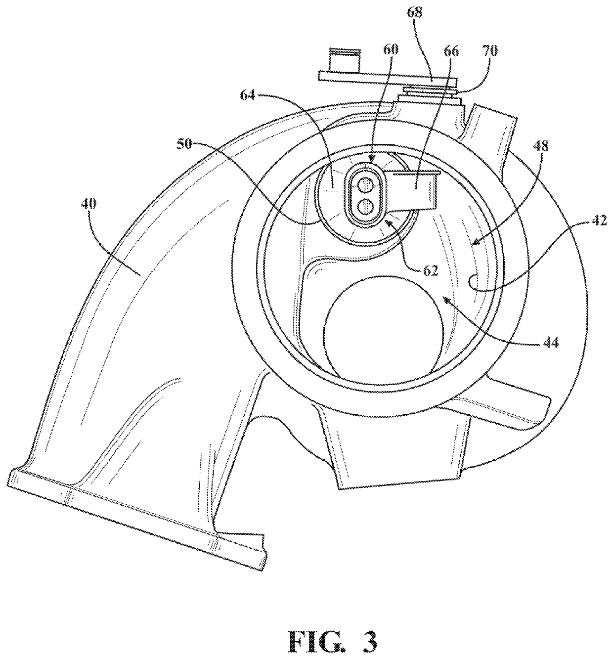 Wastegate assembly for use in a turbocharger and system including the same