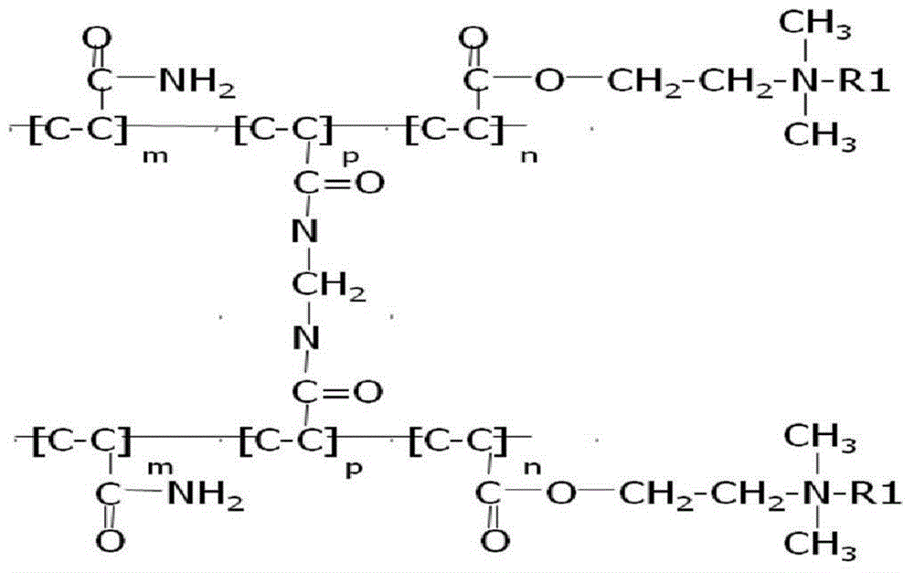 A kind of degreasing agent for oilfield binary compound flooding produced sewage and preparation method thereof