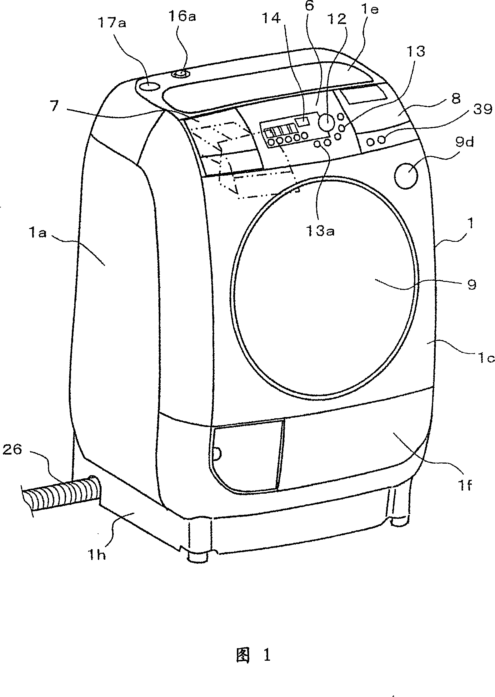 Dring machine and washing drying machine