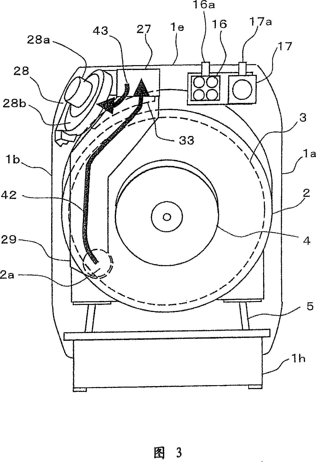 Dring machine and washing drying machine