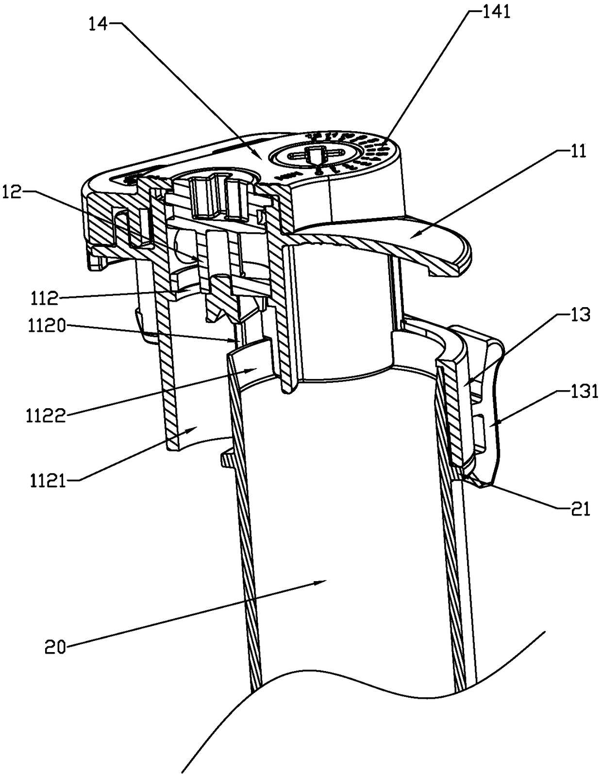 Water supply device structure for improving overflow