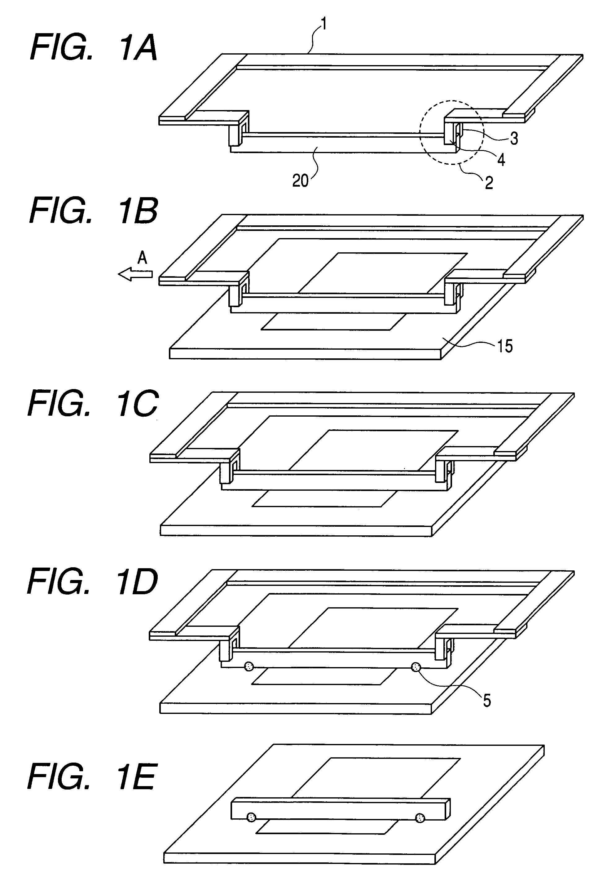 Method of fixing space defining members in an envelope of an electron beam apparatus