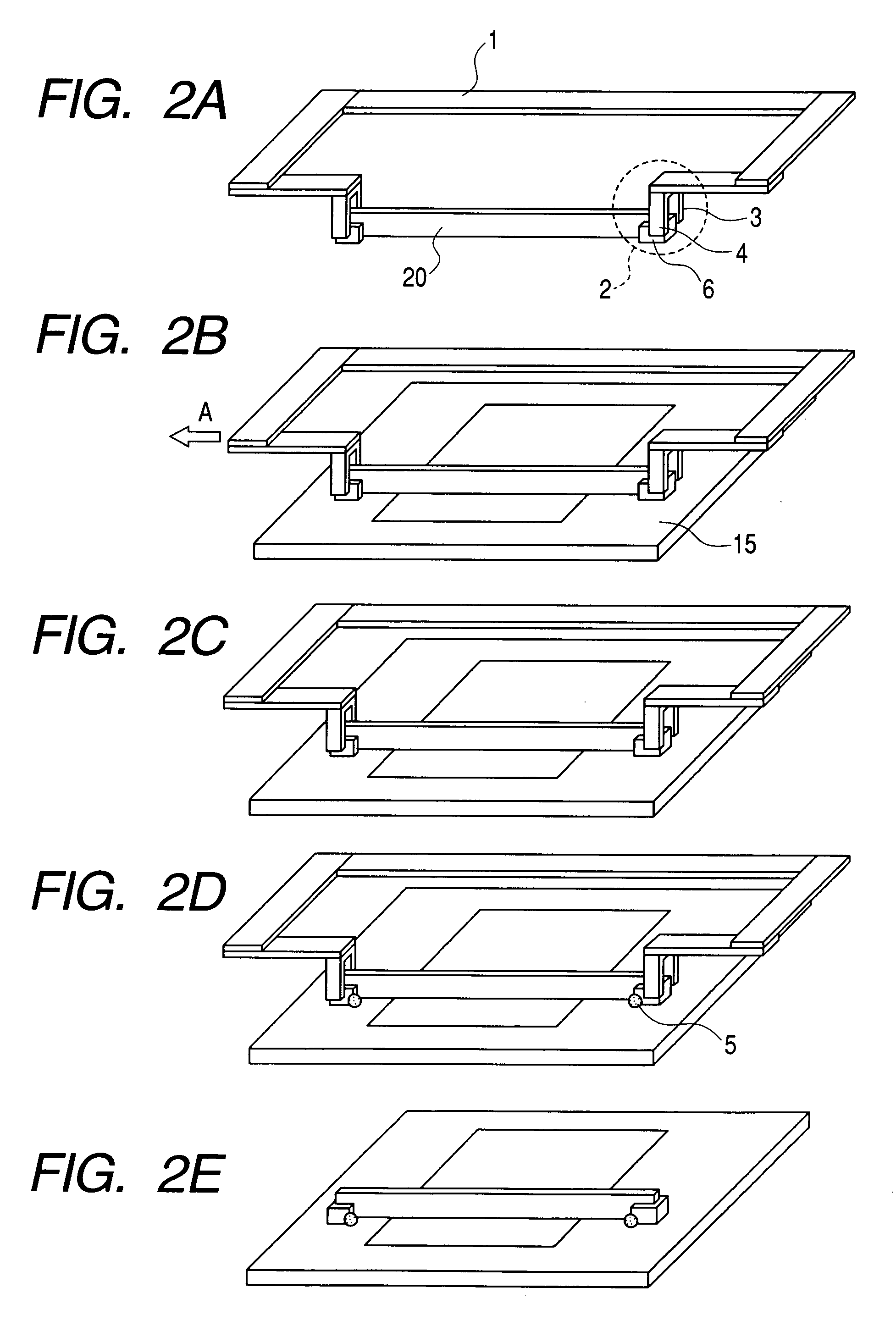 Method of fixing space defining members in an envelope of an electron beam apparatus
