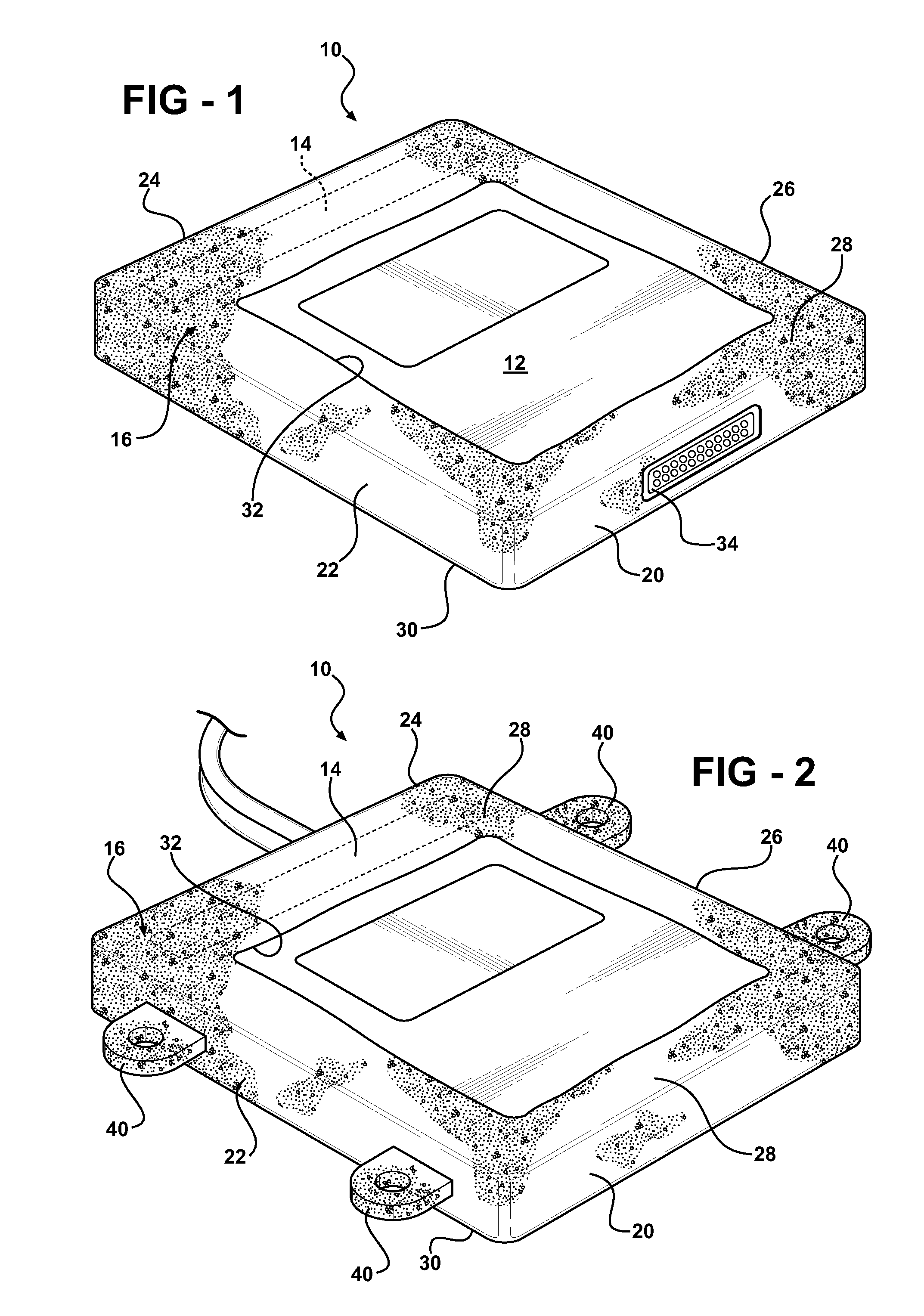 Battery assembly with temperature control device