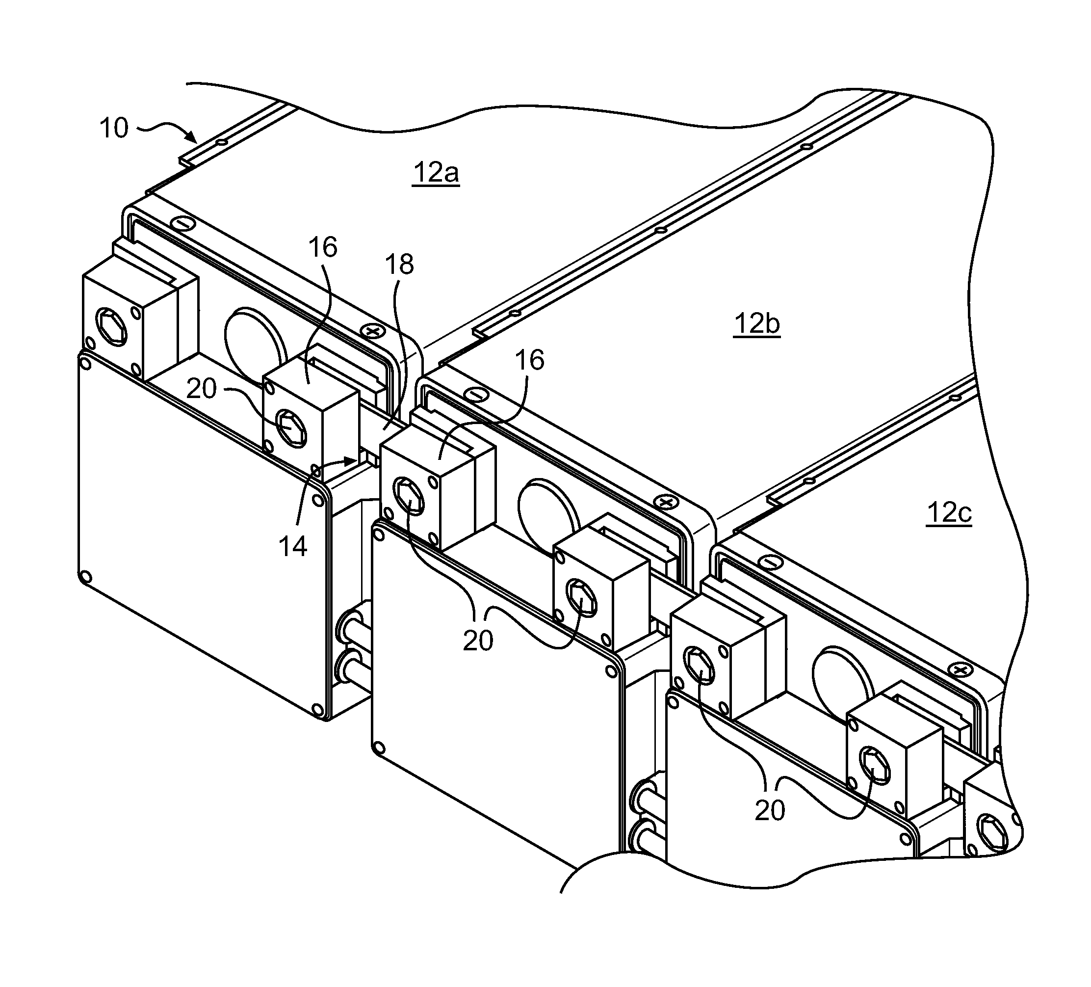 Connector for battery pack