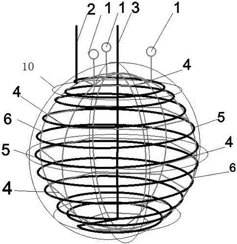 Prefabricated energy sphere geothermal heat exchanger for improved heat transfer efficiency