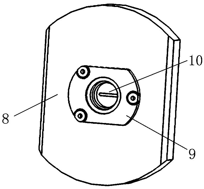 High-precision swing mirror follow-up mechanism