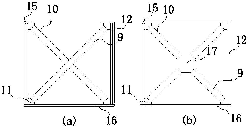 Construction method of long-span composite beam bridge with steel truss and corrugated steel web