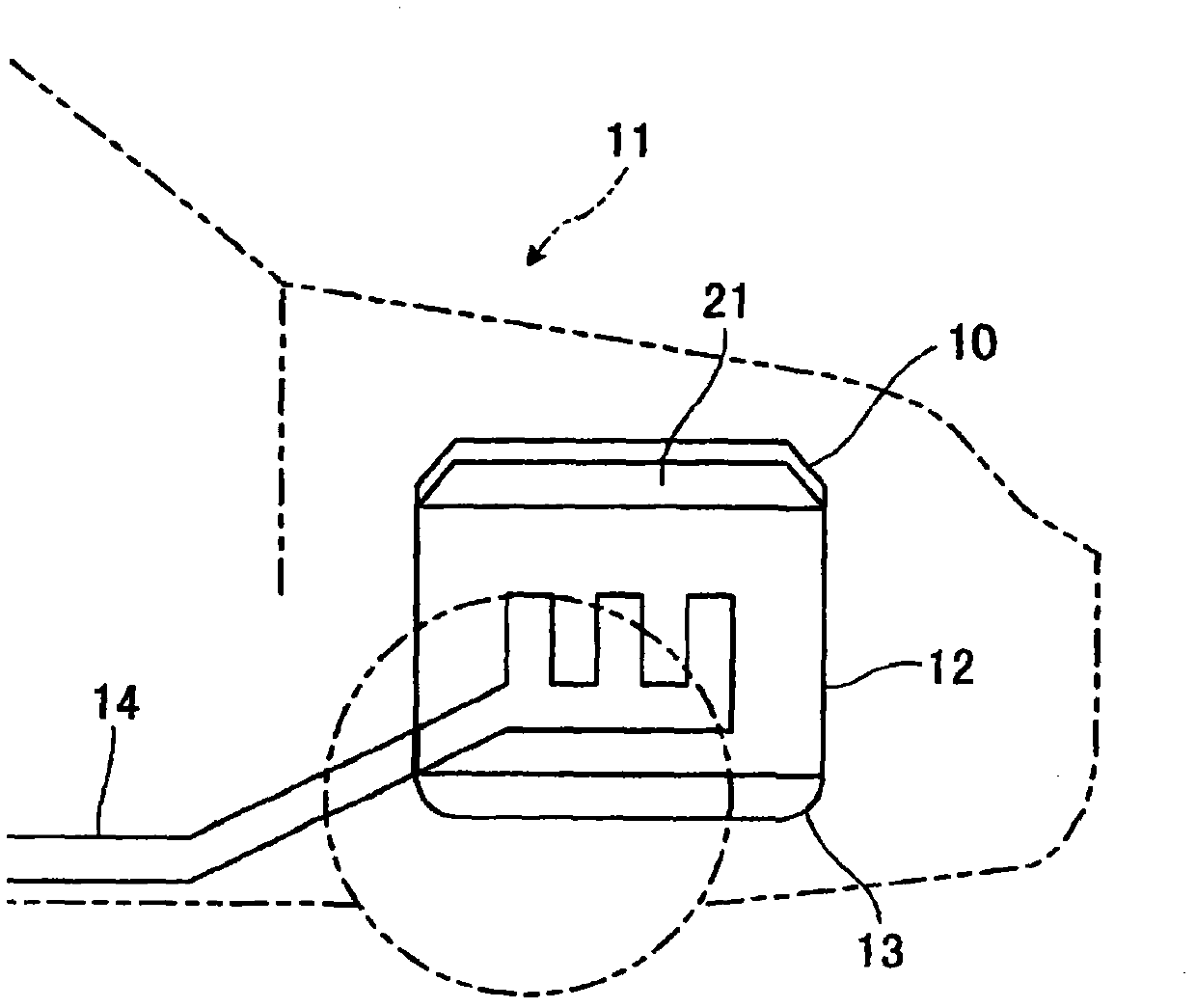 Sound shielding structure and sound shielding cover