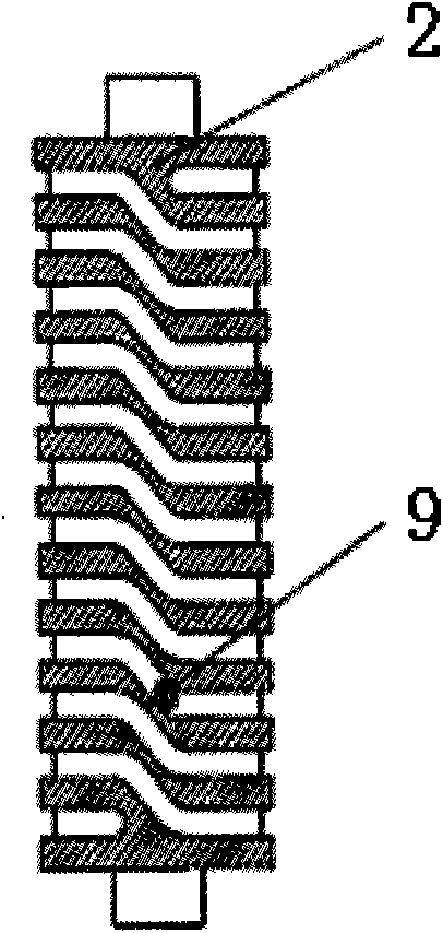 Device for itinerantly measuring blast furnace charge level