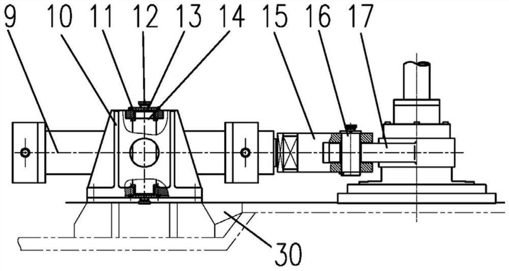 Retractable fin stabilizer device retractable and stop mechanism