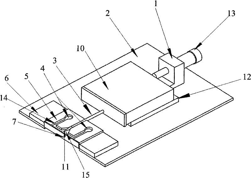 Point-plane electrode system and method for micro-fluid drive by using the system