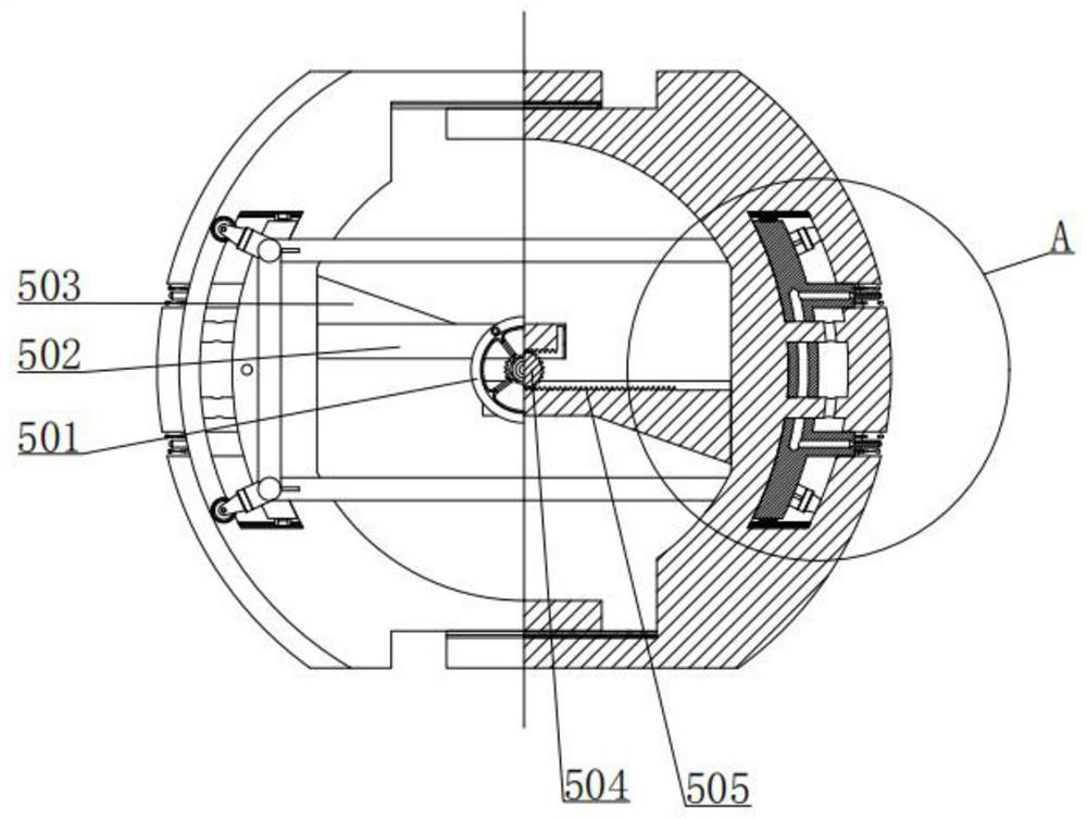 A reinforced concrete drainage pipe construction component and construction method