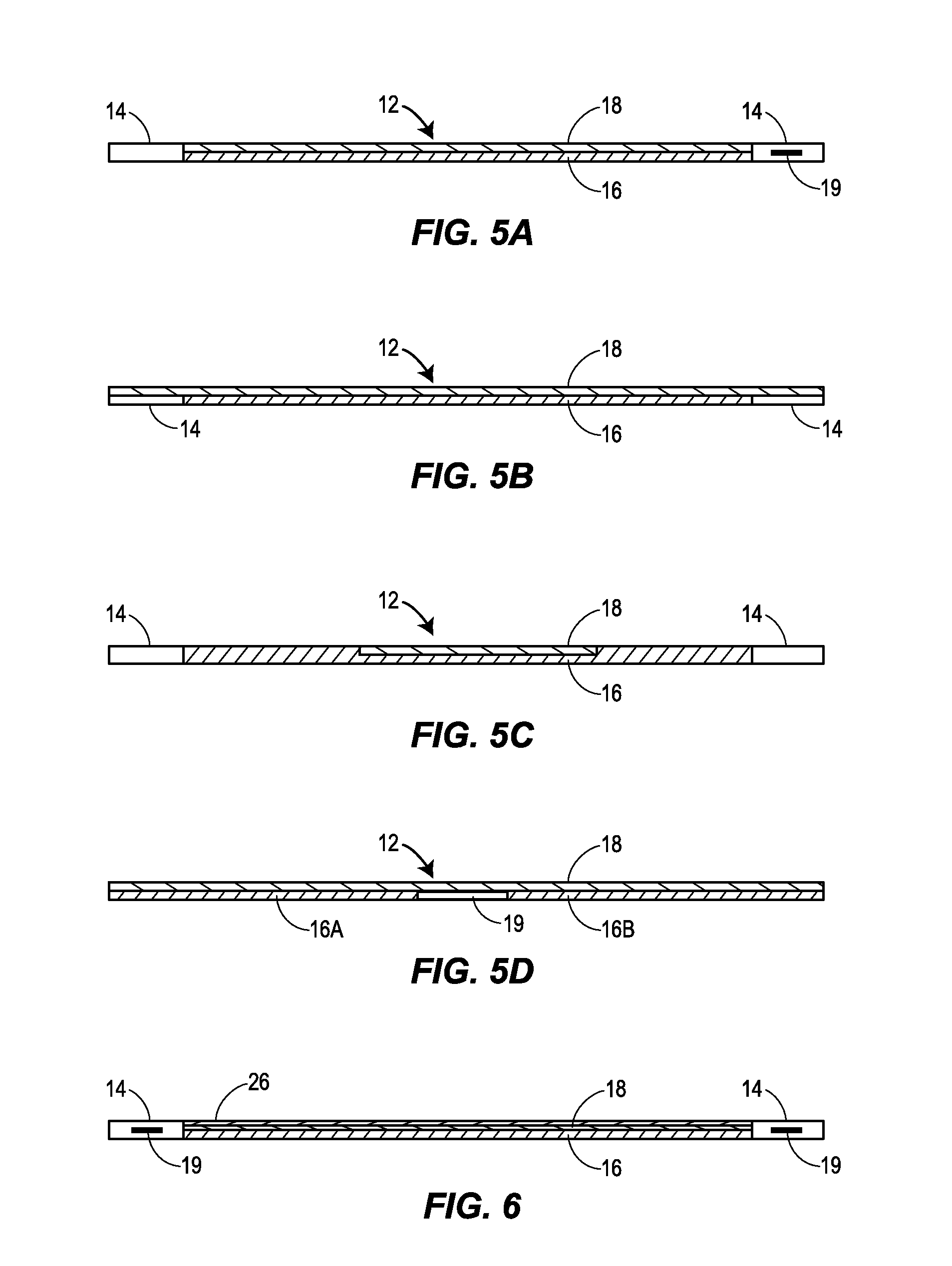 Support structures for a flexible electronic component