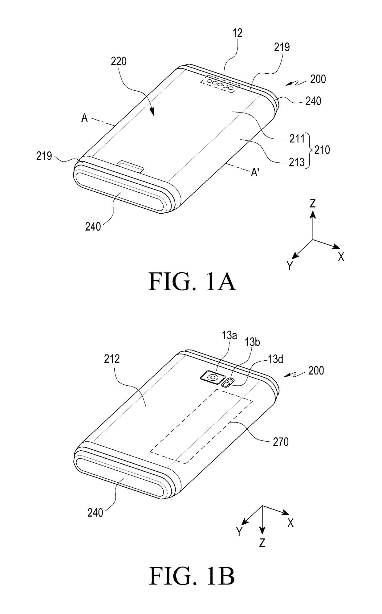 Electronic device including glass housing