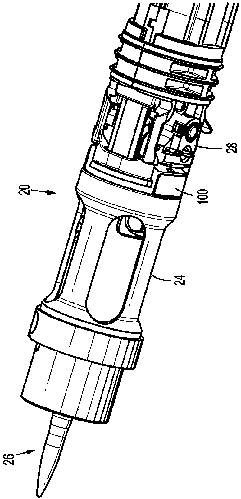 Force sensor for surgical device to prevent ingress of fluids