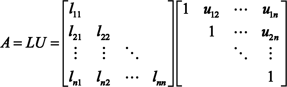 Quick LU factorization method for circuit sparse matrix in circuit simulation