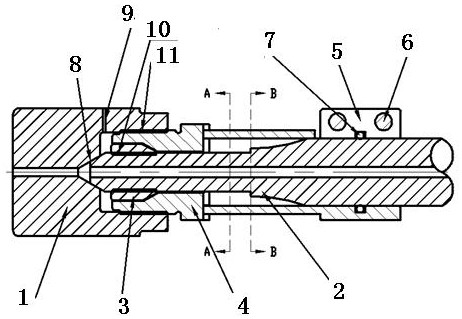 Shock-resistant ultrahigh-pressure pipe joint